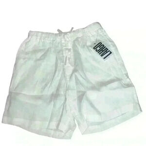 NWT Lahgo by lunya Woven Linen Shorts, Size Large*, Color White